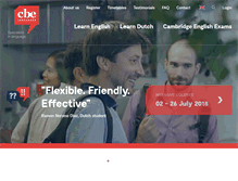 Tablet Screenshot of cbelanguages.nl